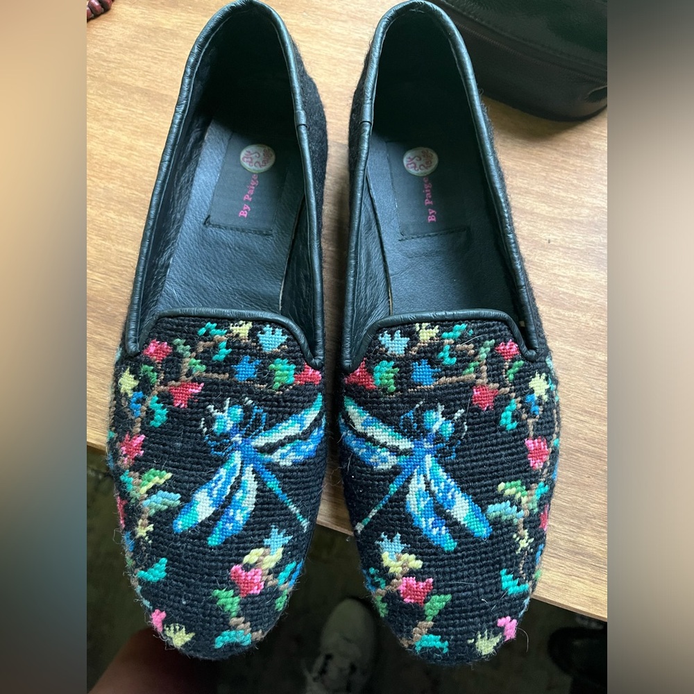 By Paige hand stitched loafers